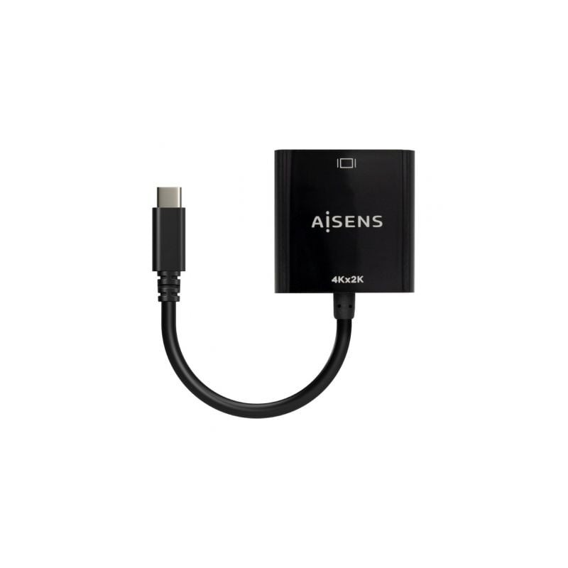 Conversor hdmi 4k 30hz aisens a109-0684/ hdmi hembra - usb tipo-c macho/ 15cm/ negro