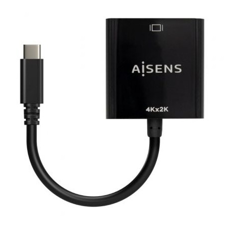 Conversor hdmi 4k 30hz aisens a109-0684/ hdmi hembra - usb tipo-c macho/ 15cm/ negro