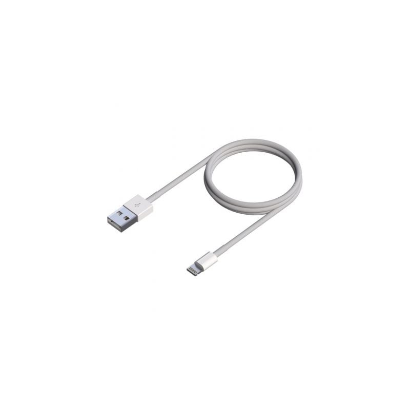 Cable usb 2.0 lightning aisens a102-0542/ usb macho - lightning macho/ 50cm/ blanco