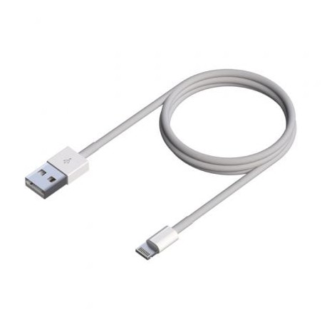 Cable usb 2.0 lightning aisens a102-0542/ usb macho - lightning macho/ 50cm/ blanco