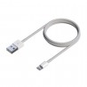 Cable usb 2.0 lightning aisens a102-0542/ usb macho - lightning macho/ 50cm/ blanco