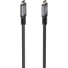 Cable usb 3.2 tipo-c aisens a107-0988/ usb tipo-c macho - usb tipo-c macho/ hasta 100w/ 20gbps/ 3m/ negro