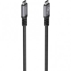 Cable usb 3.2 tipo-c aisens  a107-0991/ usb tipo-c macho - usb tipo-c macho/ hasta 60w/ 5gbps/ 7m/ negro