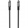 Cable usb 3.2 tipo-c aisens  a107-0991/ usb tipo-c macho - usb tipo-c macho/ hasta 60w/ 5gbps/ 7m/ negro