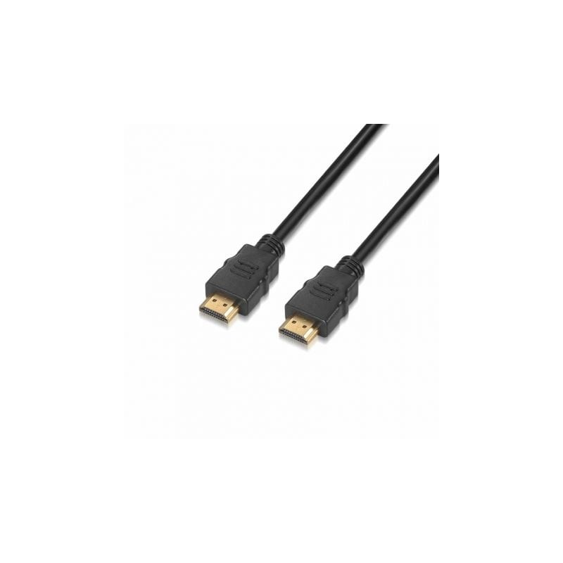 Cable hdmi 2.0 4k aisens a120-0118/ hdmi macho - hdmi macho/ 50cm/ certificado/ negro