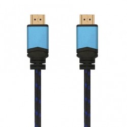 Cable hdmi 2.0 4k aisens a120-0358/ hdmi macho - hdmi macho/ 3m/ negro/ azul