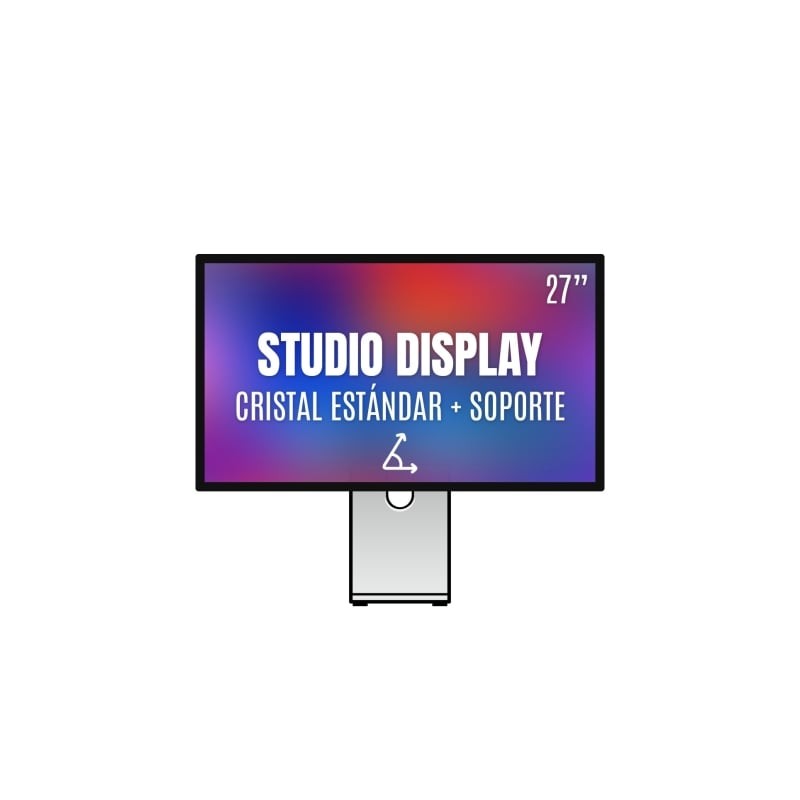 Apple studio display 27'/ cristal nano texturizado/ soporte con inclinación ajustable