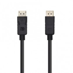 Cable displayport 1.2 4k aisens a124-0388/ displayport macho - displayport macho/ hasta 5w/ 2300mbps/ 10m/ negro