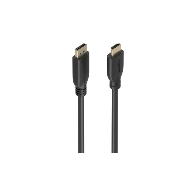 Cable conversor aisens a125-0922/ displayport macho - hdmi 4k macho/ 10m/ negro