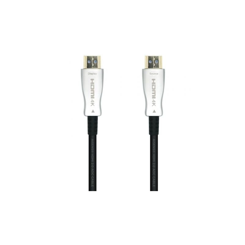 Cable hdmi 2.0 aoc 4k aisens a148-0379/ hdmi macho - hdmi macho/ 30m/ negro