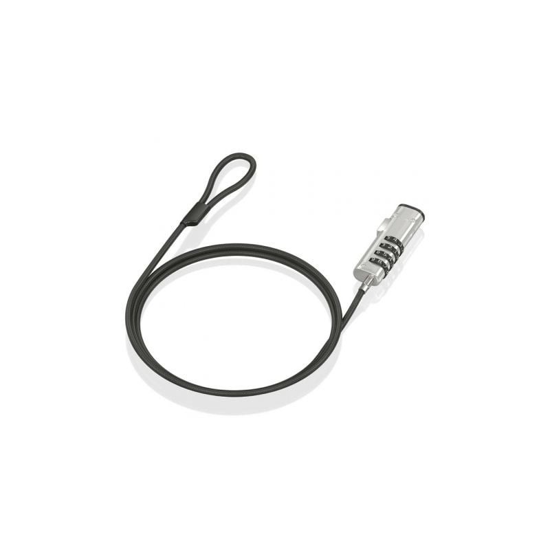 Cable de seguridad tipo nano para portátiles aisens aslk-d50n05-bk/ 1.5m