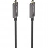 Cable usb 3.1 tipo-c aisens aoc a157-0882/ usb tipo-c macho - usb tipo-c macho/ hasta 60w/ 10gbps/ 10m/ negro