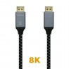 Cable displayport 1.4 8k aisens a149-0436/ displayport macho - displayport macho/ 1.5m/ negro gris