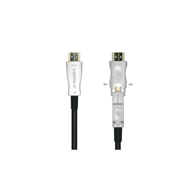 Cable hdmi 2.0 aoc 4k desmontable aisens a148-0511/ hdmi macho / d macho - hdmi macho/ 20m/ negro