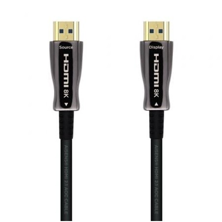 Cable hdmi 2.1 aoc 8k aisens a153-0515/ hdmi macho - hdmi macho/ 10m/ negro
