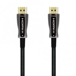Cable hdmi 2.1 aoc 8k aisens a153-0518/ hdmi macho - hdmi macho/ 25m/ negro