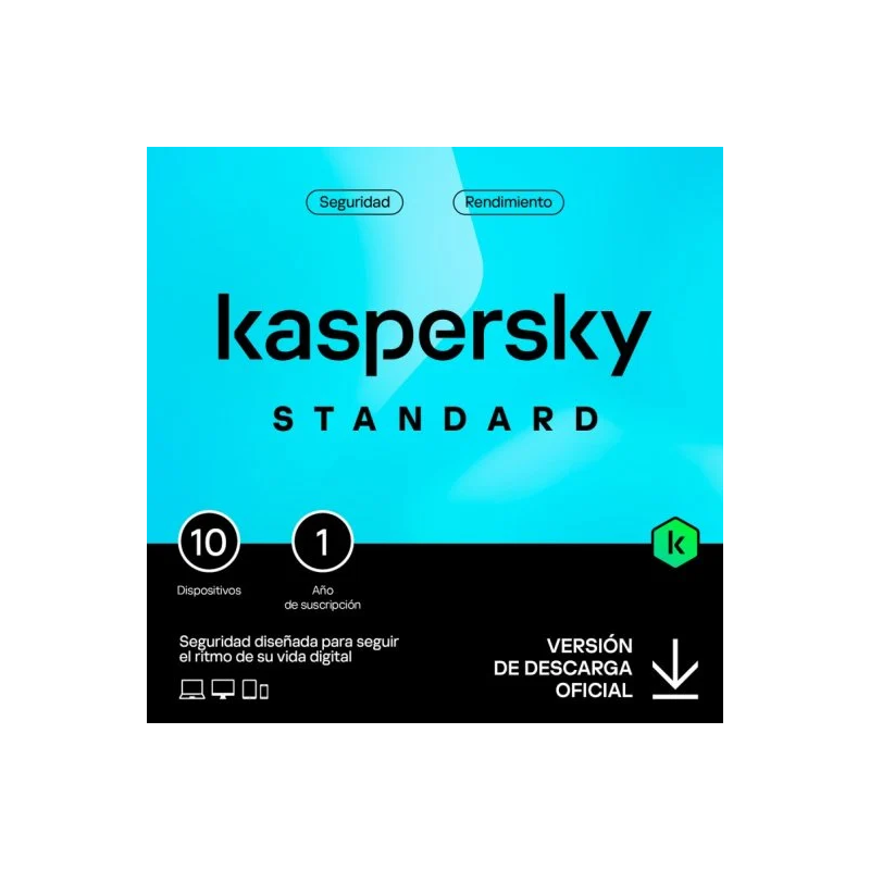 Kaspersky Standard 10 dispositivos 1 año - Licencia digital