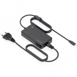 Cargador de portátil gan aisens asch-1pd90d069-bk/ 1xusb tipo-c/ 90w/ automático/ voltaje 5-20v