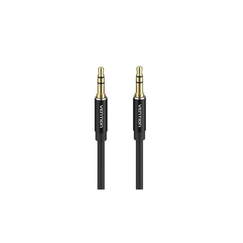 Cable estéreo vention baxbd/ jack 3.5 macho - jack 3.5 macho/ 50cm/ negro