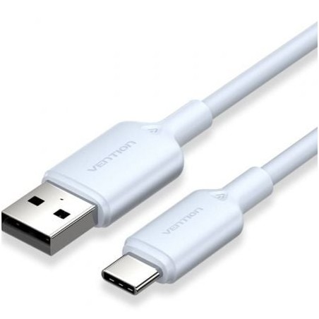 Cable usb 2.0 tipo-c vention ctqlh/ usb tipo-c macho - usb macho/ hasta 60w/ 480mbps/ 2m/ azul
