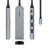 Docking usb tipo-c aisens asuc-5p003-gr/ 1xhdmi 4k/ 2xusb/ 1xrj45/ 1xusb tipo-c pd/ gris