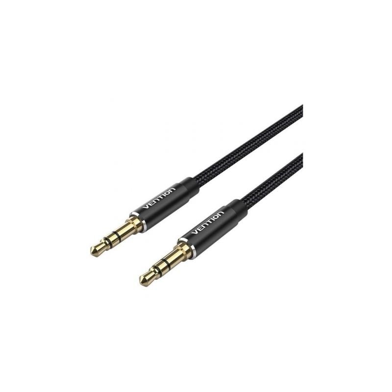 Cable estéreo vention bawbj/ jack 3.5 macho - jack 3.5 macho/ 5m/ negro