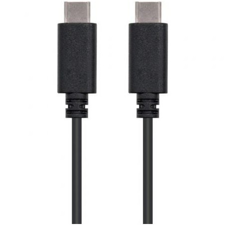 Cable usb 2.0 tipo-c nanocable 10.01.2301/ usb tipo-c macho - usb tipo-c macho/ 480mbps/ 1m/ negro