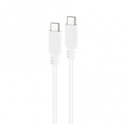 Cable usb 2.0 tipo-c nanocable 10.01.2301-l150-w/ usb tipo-c macho - usb tipo-c macho/ 480mbps/ 1.5m/ blanco