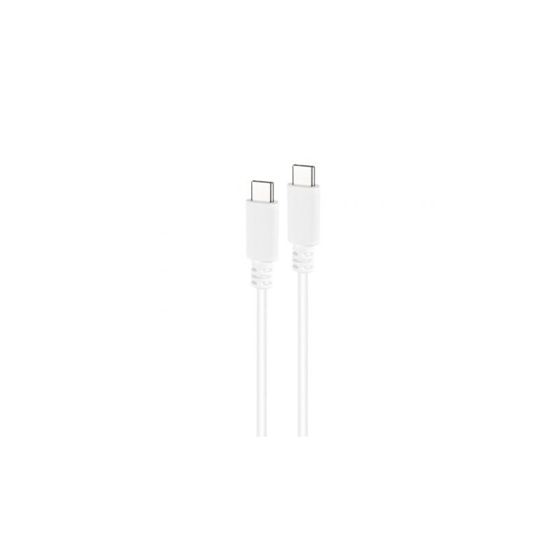 Cable usb 2.0 tipo-c nanocable 10.01.2301-l150-w/ usb tipo-c macho - usb tipo-c macho/ 480mbps/ 1.5m/ blanco