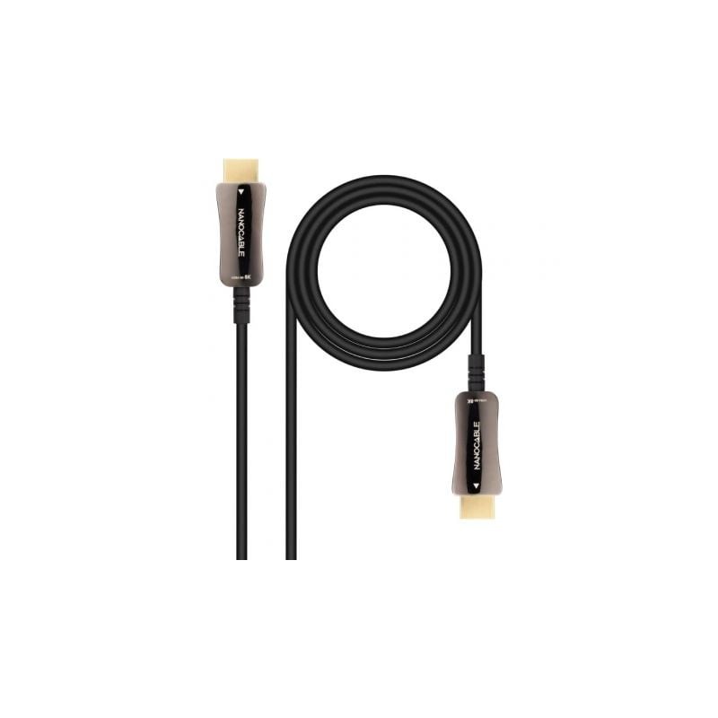 Cable hdmi 2.1 aoc 8k nanocable 10.15.2115/ hdmi macho - hdmi macho/ 15m/ negro