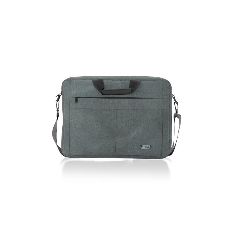 Maletín aisens asbg-bc025-gr para portátiles hasta 15.6'/ gris