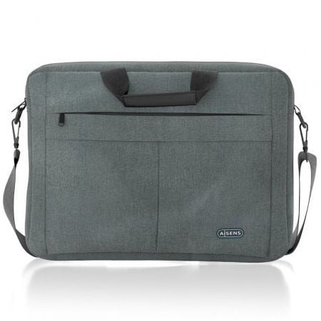 Maletín aisens asbg-bc025-gr para portátiles hasta 15.6'/ gris