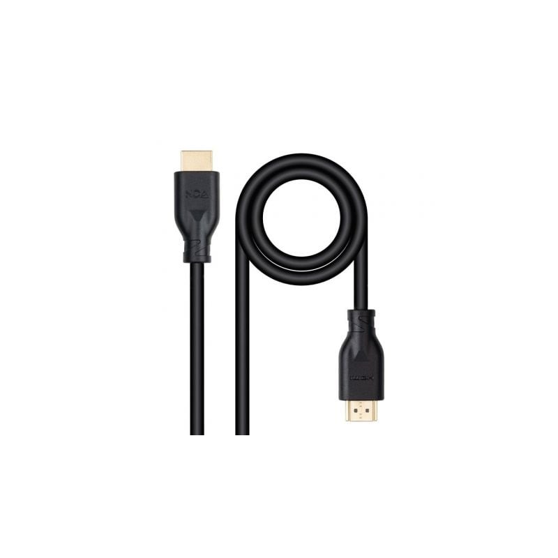 Cable hdmi 2.0 4k ccs nanocable 10.15.3901/ hdmi macho - hdmi macho/ 1m/ negro