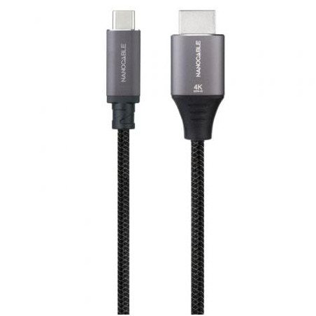Cable conversor nanocable 10.15.5262/ usb tipo-c macho - hdmi macho/ 1.8m/ negro