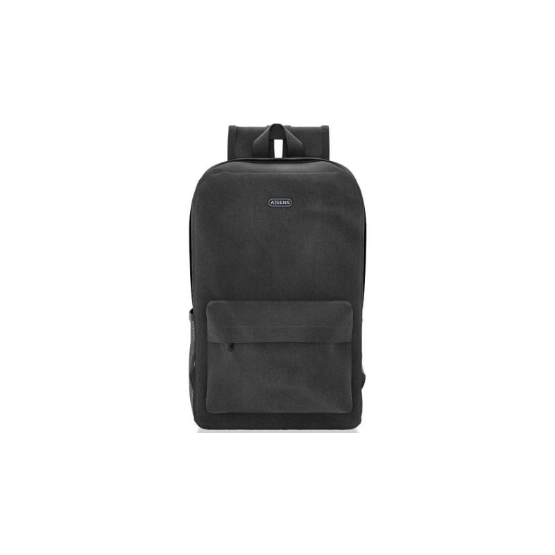 Mochila aisens asbg-bp080-bk para portátiles hasta 15.6'/ negro