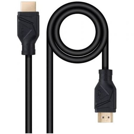 Cable hdmi 2.1 8k nanocable 10.15.8300/ hdmi macho - hdmi macho/ 50cm/ negro