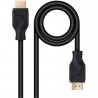 Cable hdmi 2.1 8k nanocable 10.15.8300/ hdmi macho - hdmi macho/ 50cm/ negro