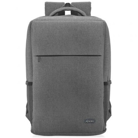 Mochila aisens asbg-bp081-gr para portátiles hasta 17'/ gris