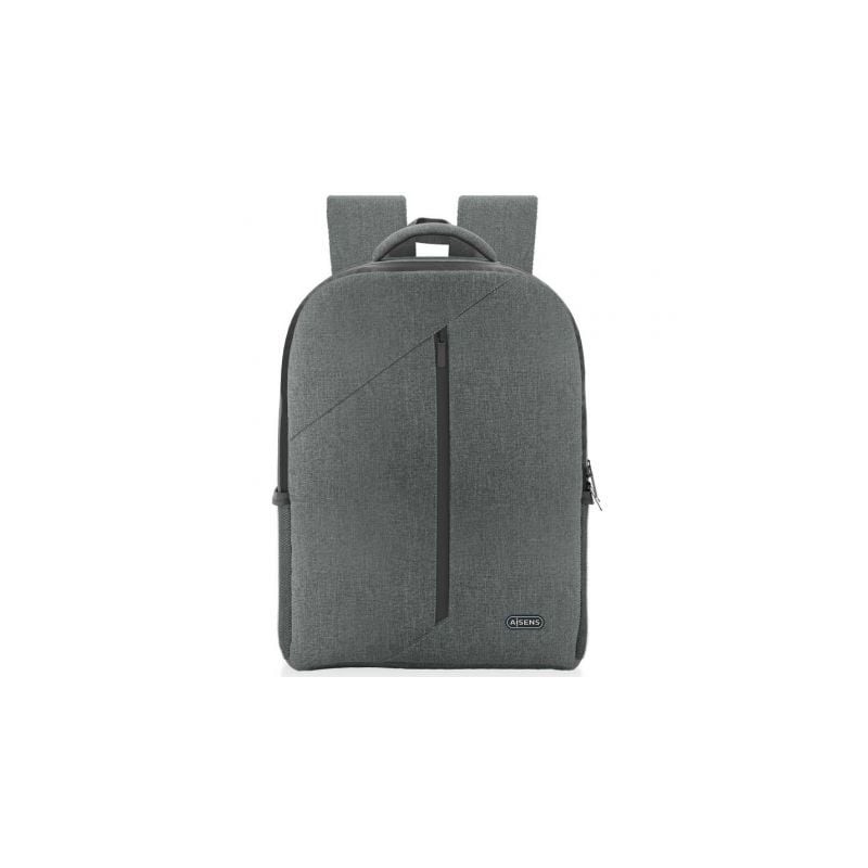 Mochila aisens premium asbg-bp084-gr para portátiles hasta 15.6'/ gris