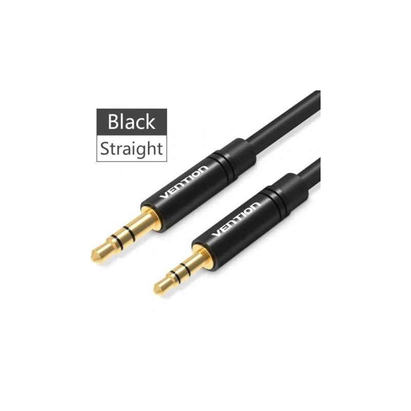 Cable estéreo vention balbd/ jack 3.5 macho - jack 2.5 hembra/ 50cm/ negro