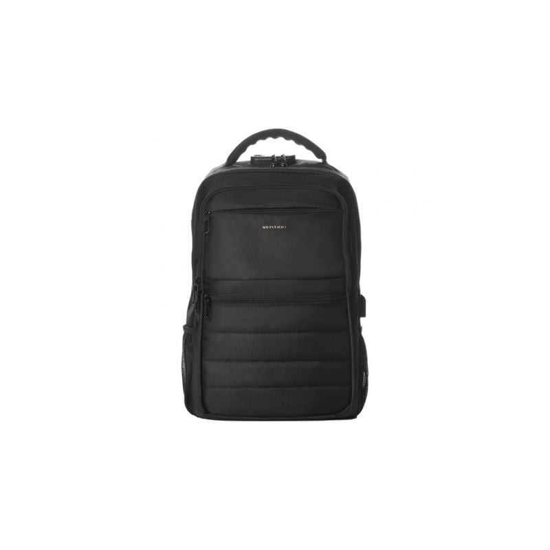 Mochila vention krkb0 para portátiles hasta 17'/ 20l/ impermeable/ puerto usb/ antirrobo/ negra