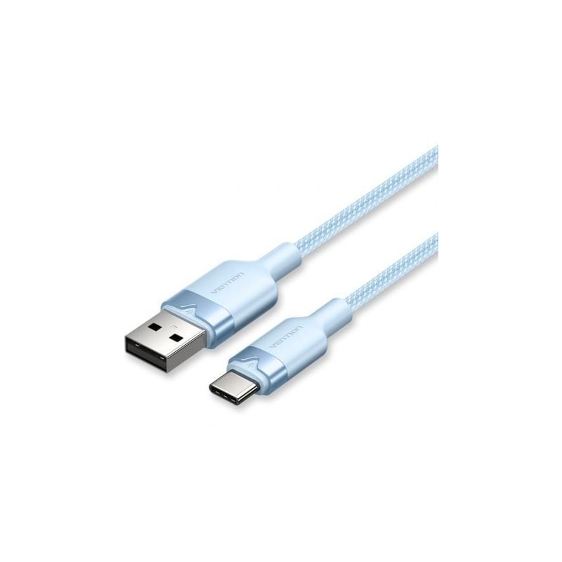 Cable usb 2.0 tipo-c vention ctnlh/ usb tipo-c macho - usb macho/ hasta 60w/ 480mbps/ 2m/ azul