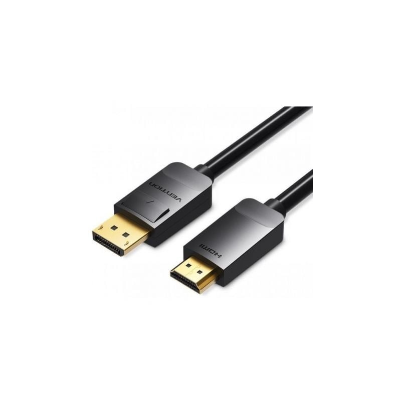 Cable conversor vention hadbi/ displayport macho - hdmi macho/ 3m/ negro