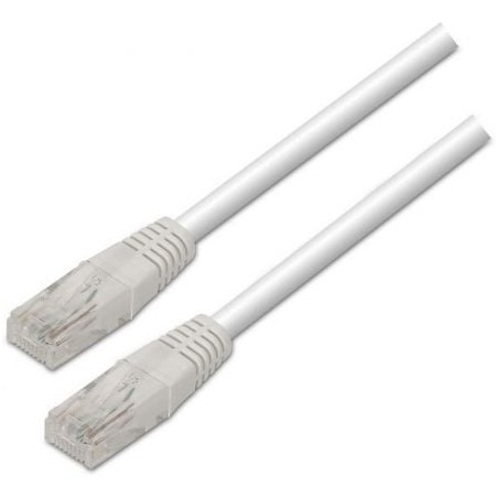 Cable de red rj45 utp aisens a133-0197/ cat.5e/ 1m/ blanco