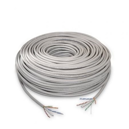 Bobina de cable rj45 utp aisens a135-0261 cat.6/ 100m/ gris