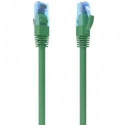 Cable de red rj45 awg26 cca utp aisens a135-0812 cat.6/ 3m/ verde
