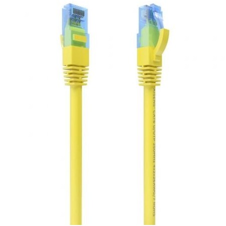 Cable de red rj45 awg26 cca utp aisens a135-0838 cat.6/ 5m/ amarillo