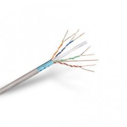 Bobina de cable rj45 ftp aisens a136-0281 cat.6/ 100m/ gris