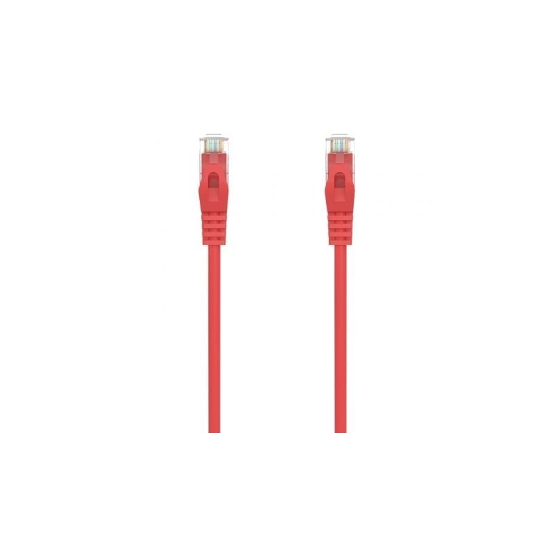 Cable de red rj45 awg24 utp aisens a145-0561 cat.6a/ lszh/ 2m/ rojo