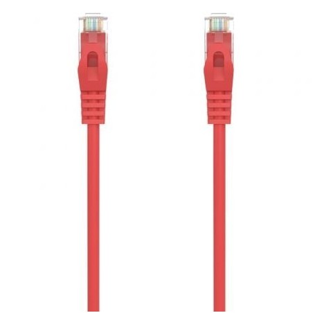 Cable de red rj45 awg24 utp aisens a145-0561 cat.6a/ lszh/ 2m/ rojo